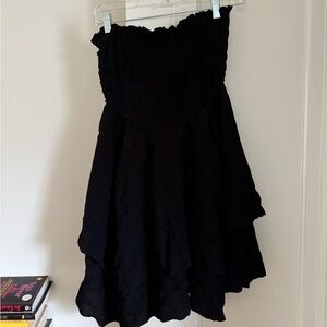 Strapless Black Dress